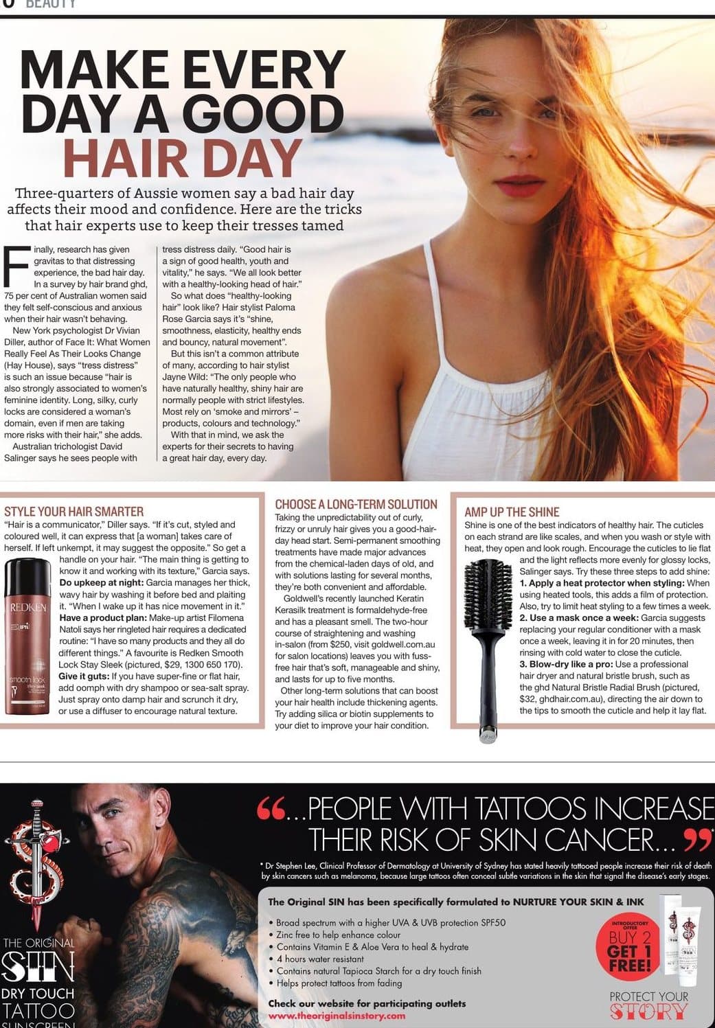 Good Hair Day — tearsheet
