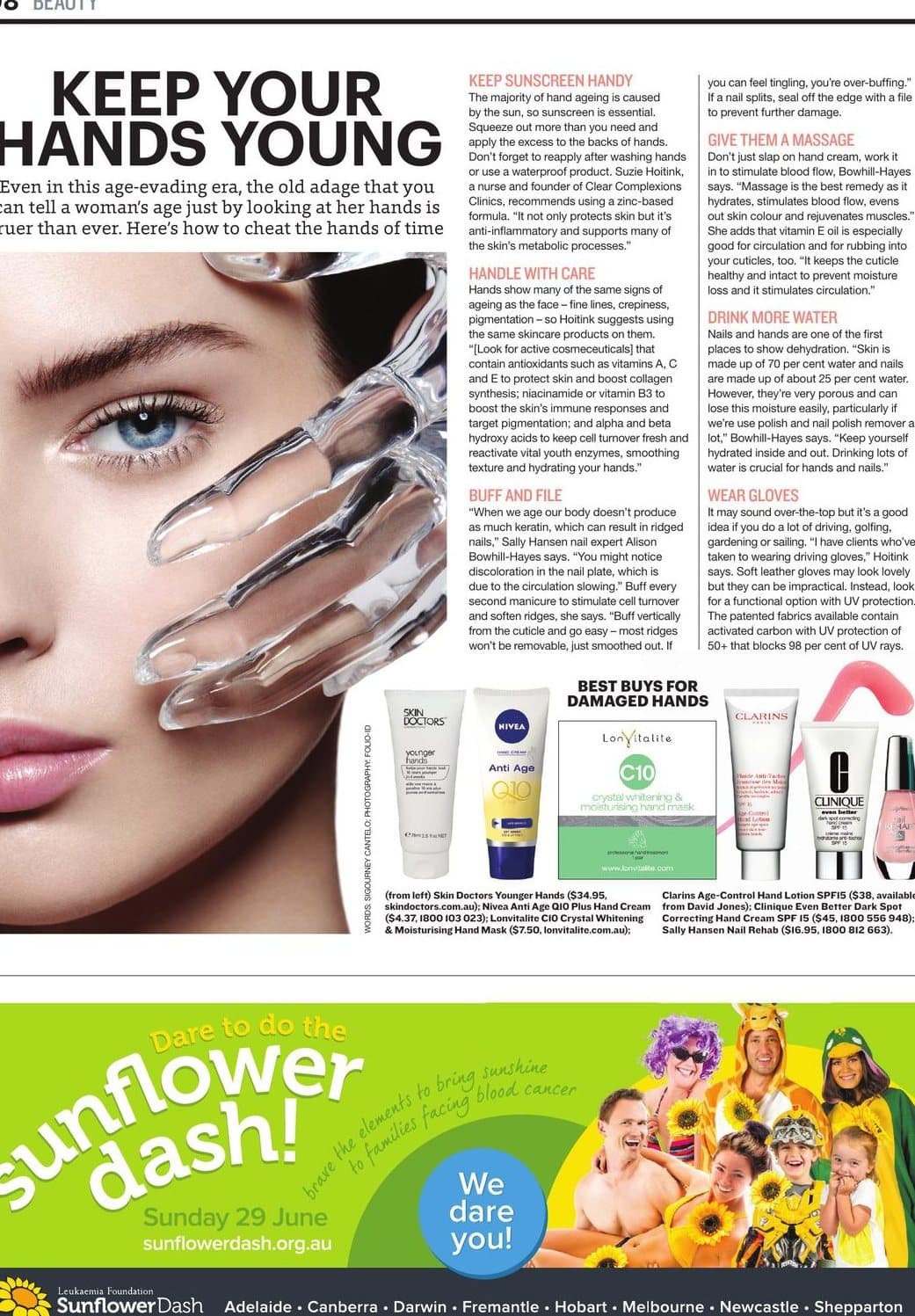 Keep Your Hands Young — tearsheet