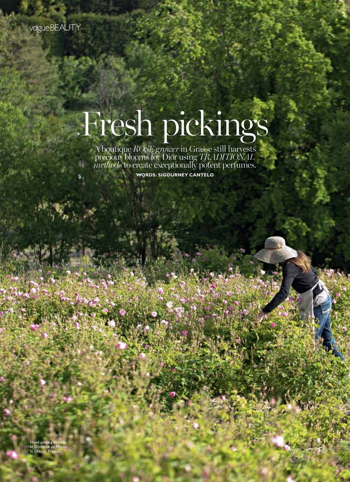 Visiting The South of France with Dior — tearsheet