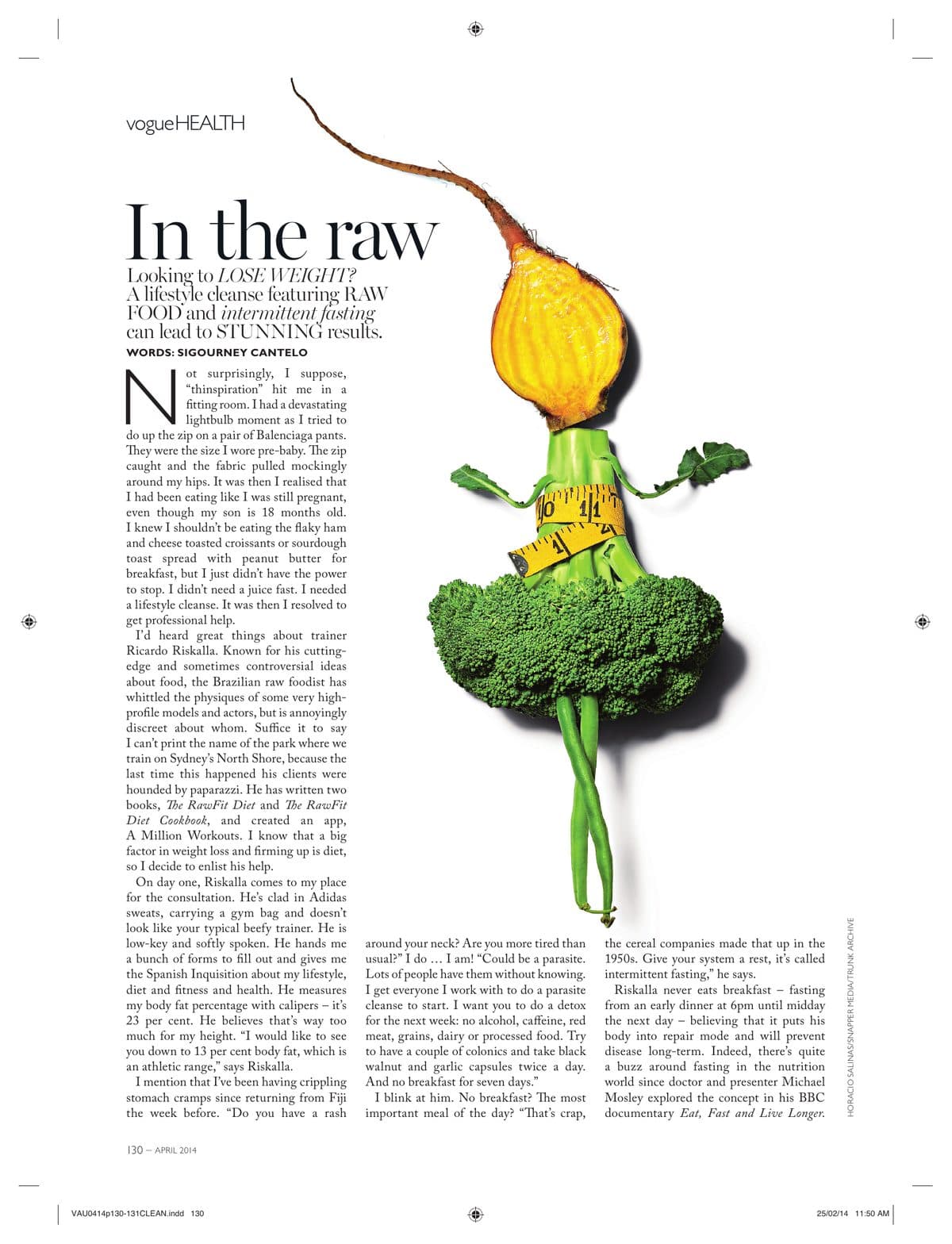 In the Raw — tearsheet