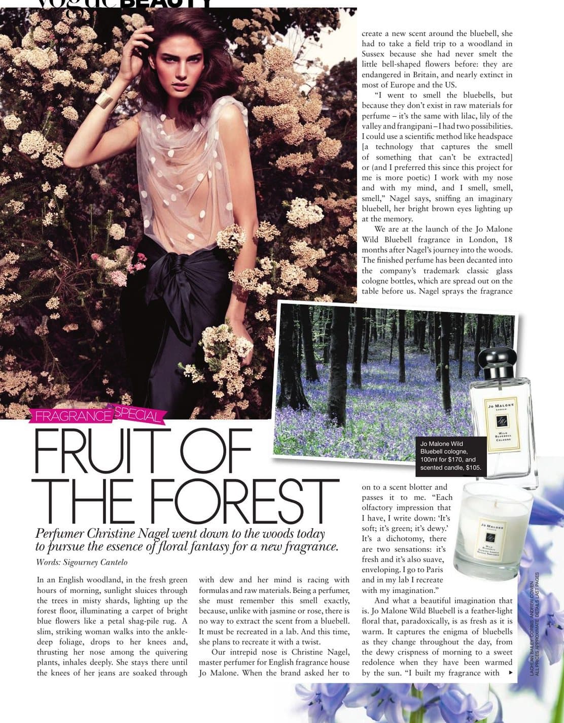 A Jo Malone Launch In London — tearsheet