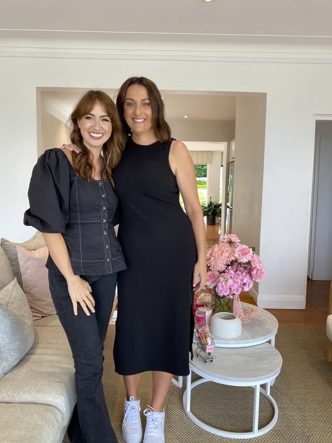 Sigourney Cantelo with Celeste Barber
