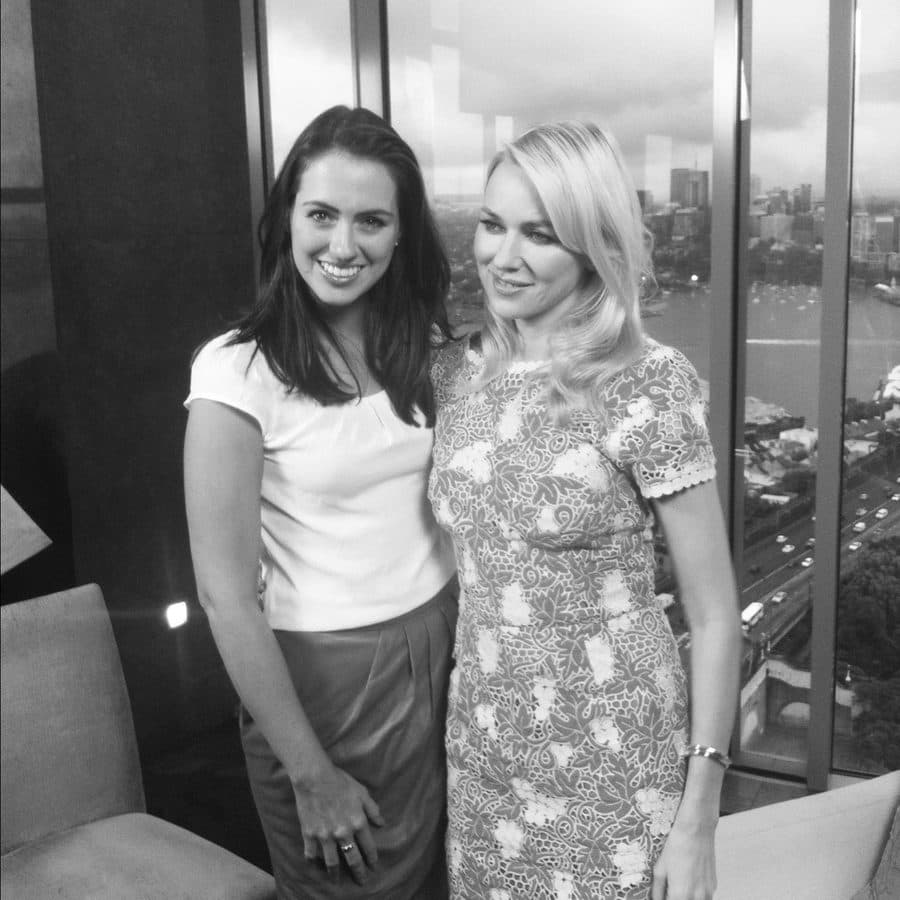 Sigourney Cantelo with Naomi Watts